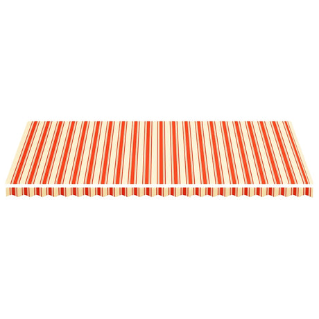Vidaxl vervangingsdoek voor luifel 6x3 m geel en oranje