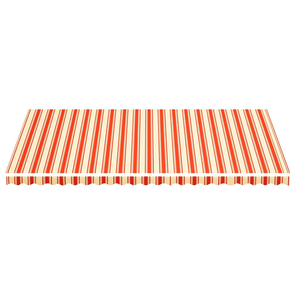 Vidaxl vervangingsdoek voor luifel 600x350 cm polyester geel en oranje