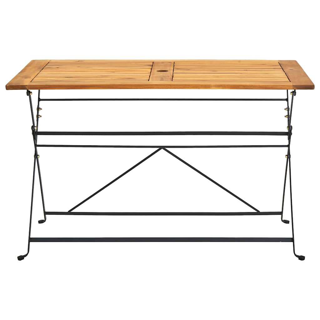 Vidaxl tuintafel inklapbaar 120x70x74 cm massief acaciahout