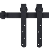 Vidaxl ophangset voor minischuifdeur 200 cm koolstofstaal