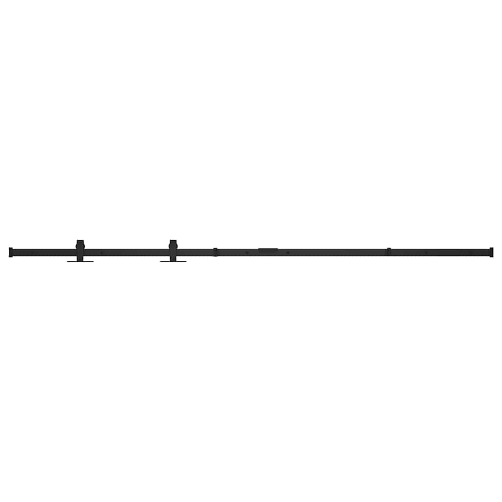 Vidaxl ophangset voor minischuifdeur 152 cm koolstofstaal