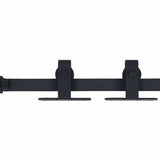 Vidaxl ophangset voor minischuifdeur 152 cm koolstofstaal