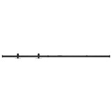 Vidaxl ophangset voor minischuifdeur 122 cm koolstofstaal