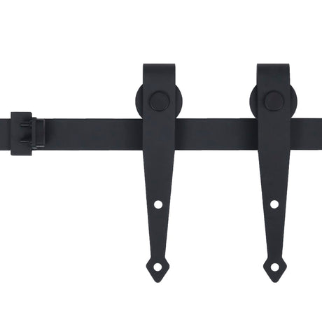 Vidaxl ophangset voor minischuifdeur 152 cm koolstofstaal