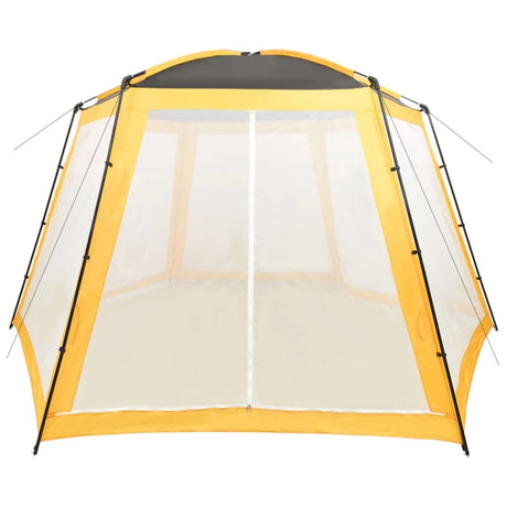 Vidaxl Tenda piscina per piscina 500x433x250 cm tessuto giallo