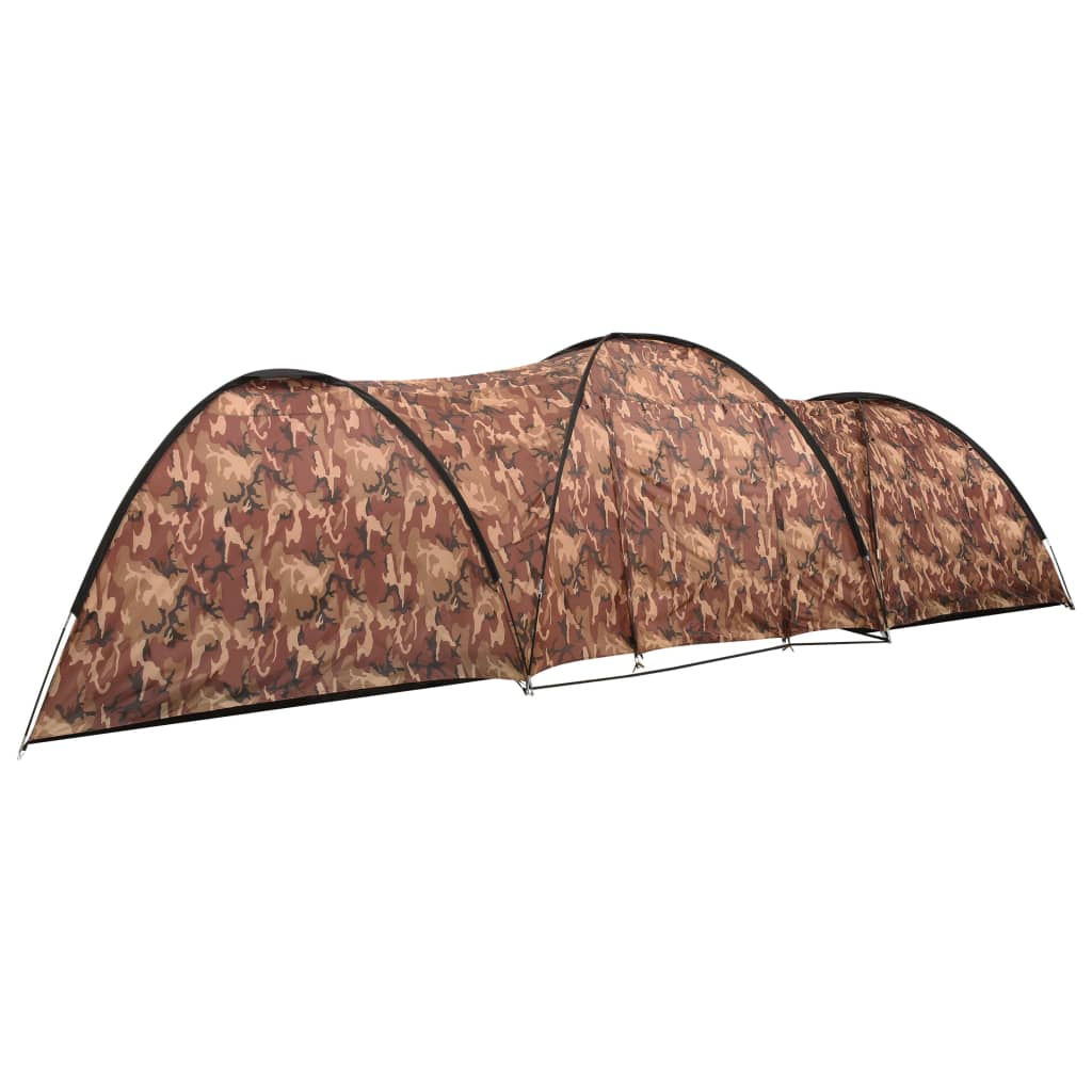 Vidaxl iglotent 8-personers 650x240x190 cm camouflage