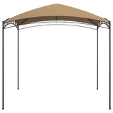 Vidaxl Arbor 180 g m² 3x3x2.65 m taupe