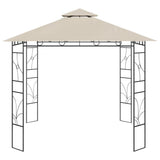 Bidaxl arbor 160 g m² 3x3x2,7 m kräm -färgad