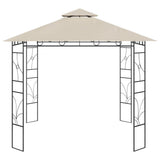 Vidaxl prieel 160 g m² 3x3x2,7 m crèmekleurig