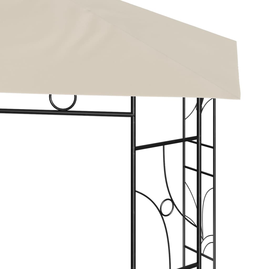 Bidaxl arbor 160 g m² 3x3x2,7 m kräm -färgad