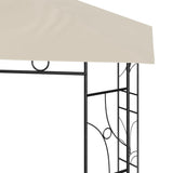 Bidaxl arbor 160 g m² 3x3x2,7 m kräm -färgad