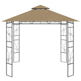 Vidaxl prieel 160 g m² 3x3x2,7 m taupe