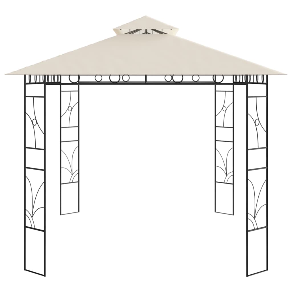 Vidaxl Arbor 160 g m² 4x3x2,7 m creme -farvet