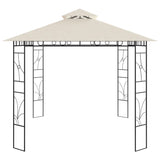 Vidaxl Arbor 160 g m² 4x3x2,7 m creme -farvet