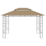 Vidaxl prieel 160 g m² 4x3x2,7 m taupe