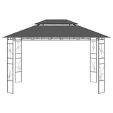 Vidaxl prieel 160 g m² 4x3x2,7 m antracietkleurig
