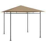 Vidaxl Arbor 180 g m² 3x3x2,7 m taupe