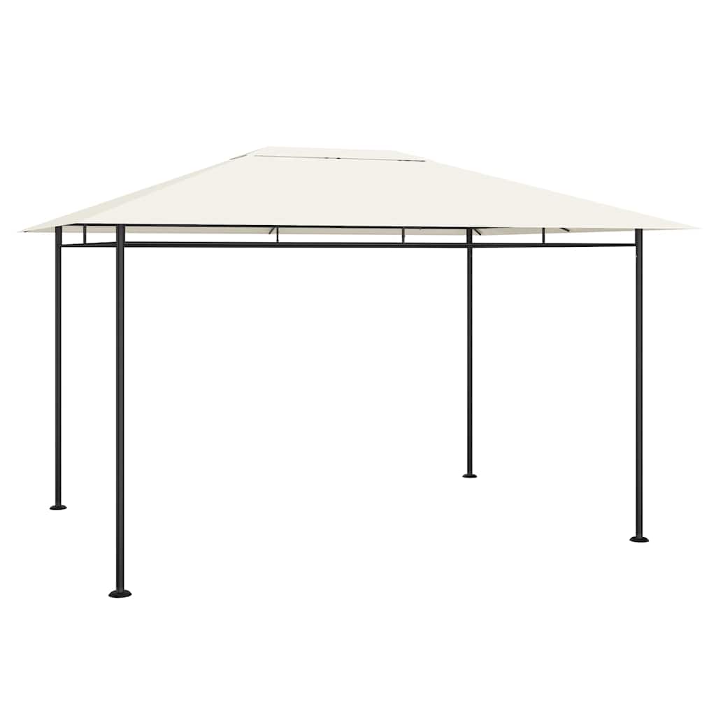Vidaxl prieel 180 g m² 384x281x270 cm crèmekleurig