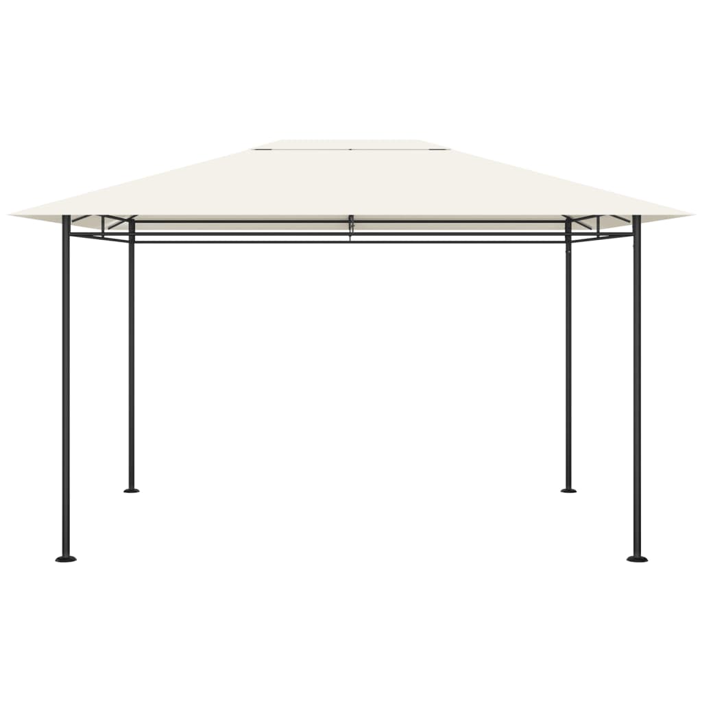 Vidaxl prieel 180 g m² 384x281x270 cm crèmekleurig