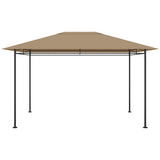 Vidaxl prieel 180 g m² 384x281x270 cm taupe