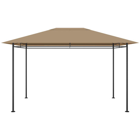 Vidaxl prieel 180 g m² 384x281x270 cm taupe
