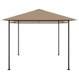 Vidaxl prieel 180 g m² 384x281x270 cm taupe