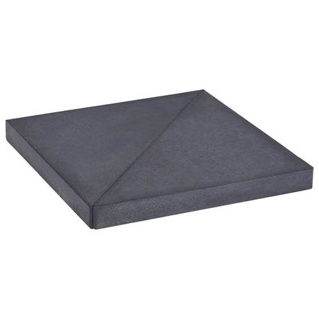 Vidaxl parasolvoetplaat vierkant 15 kg graniet zwart