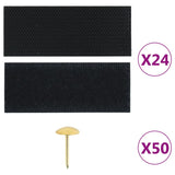 Vidaxl Insect door curtains 2 pcs Magnetic 200x80 cm Black