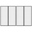 Vidaxl insectendeurgordijnen 2 st magnetisch 230x160 cm zwart