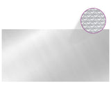 Vidaxl zwembadhoes 450x220 cm pe zilverkleurig