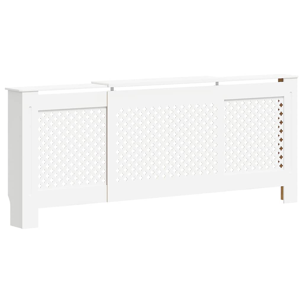 Vidaxl radiatorombouw 205 cm mdf wit