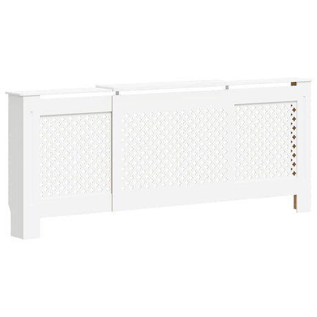 Vidaxl radiatorombouw 205 cm mdf wit