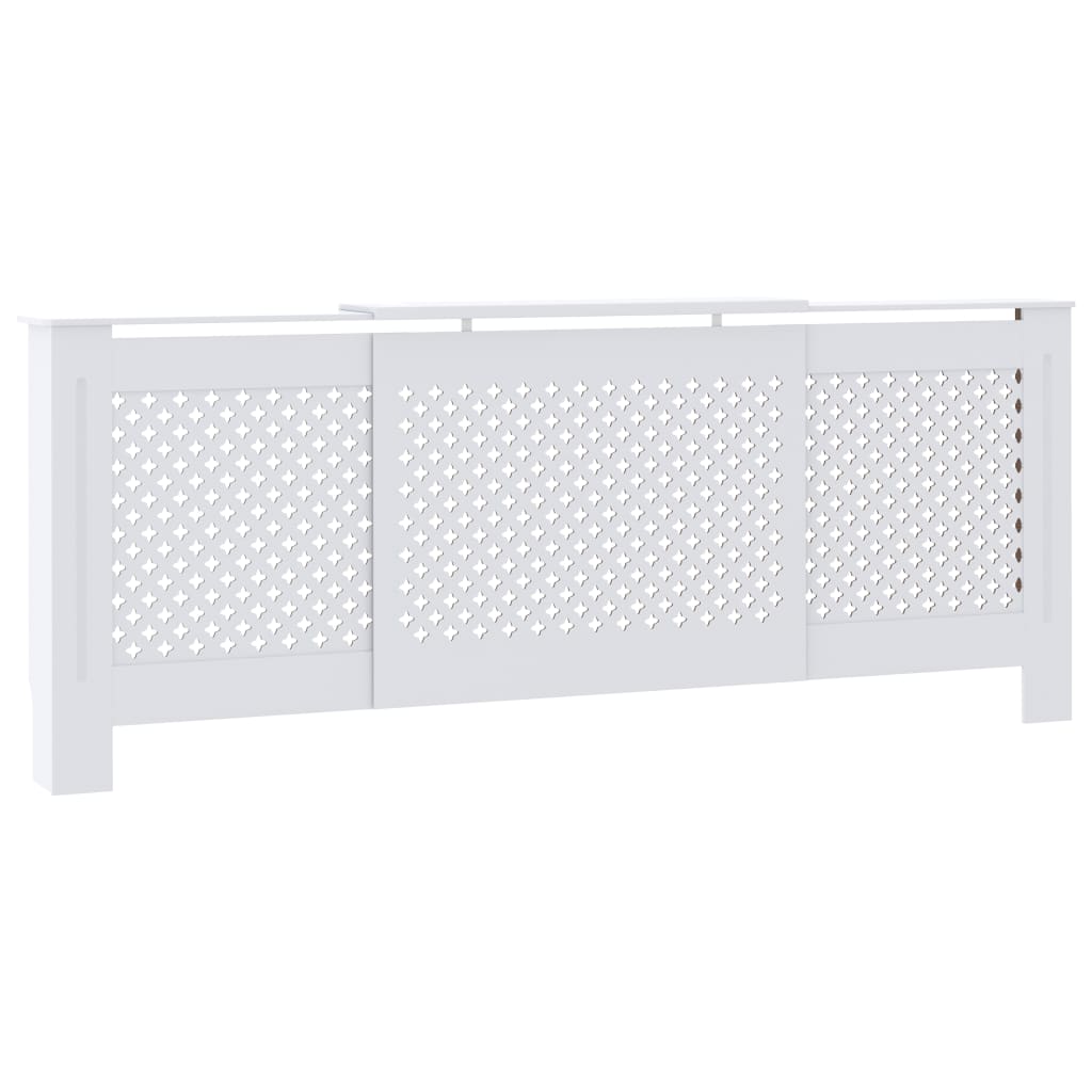 Vidaxl Radiatorom Construction 205 cm MDF White