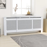 Vidaxl Radiatorom Construction 205 cm MDF White