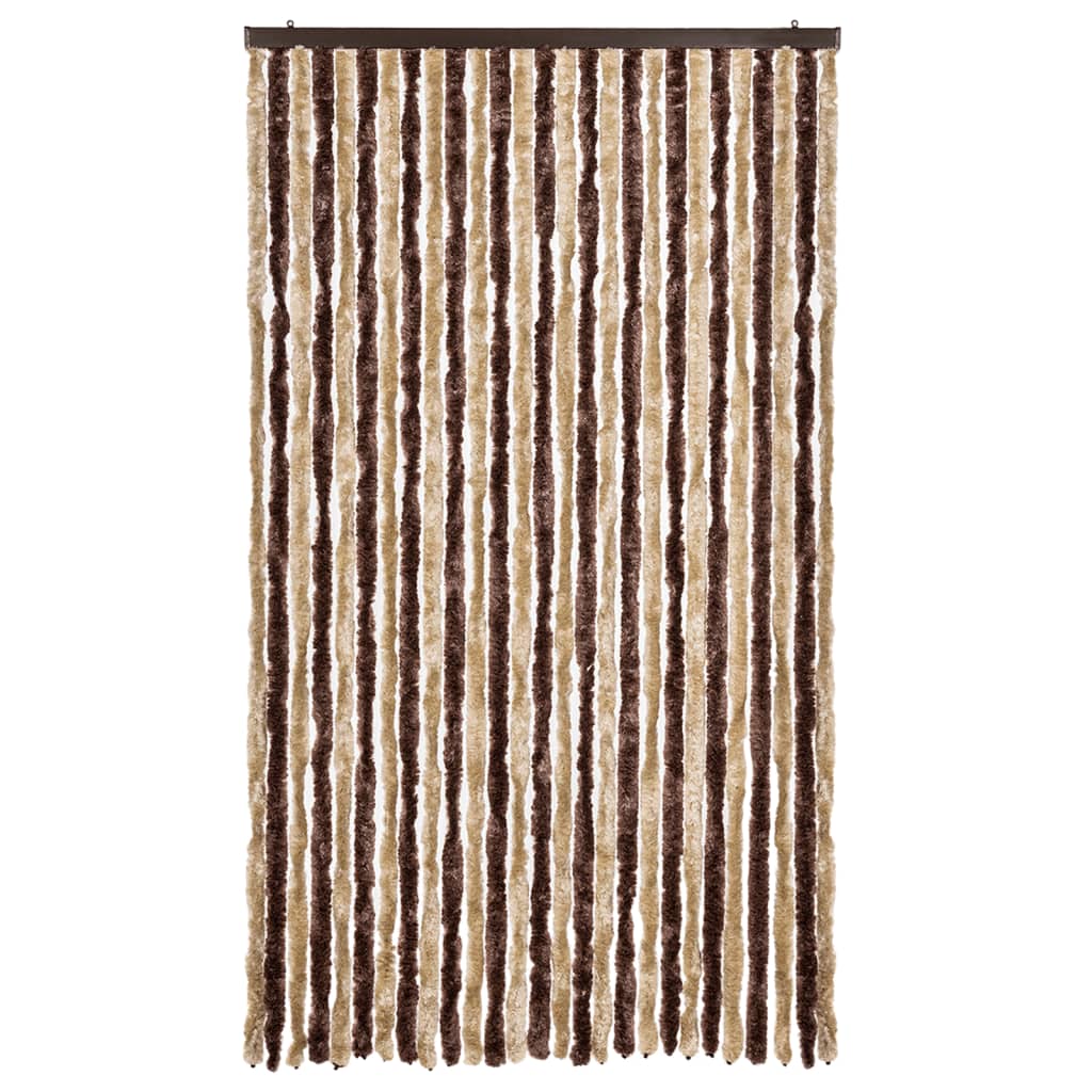 Vidaxl Fly Cundain 118x220 cm Chenille Beige a světle hnědá