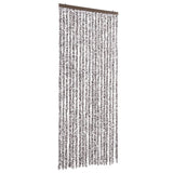 Vidaxl Fly Curtain 56x200 cm Chenille Brown och Beige