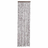 Vidaxl vliegengordijn 56x200 cm chenille bruin en beige
