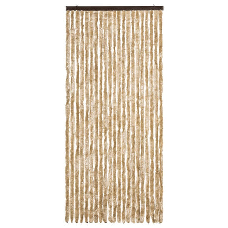 Vidaxl vliegengordijn 90x200 cm chenille beige