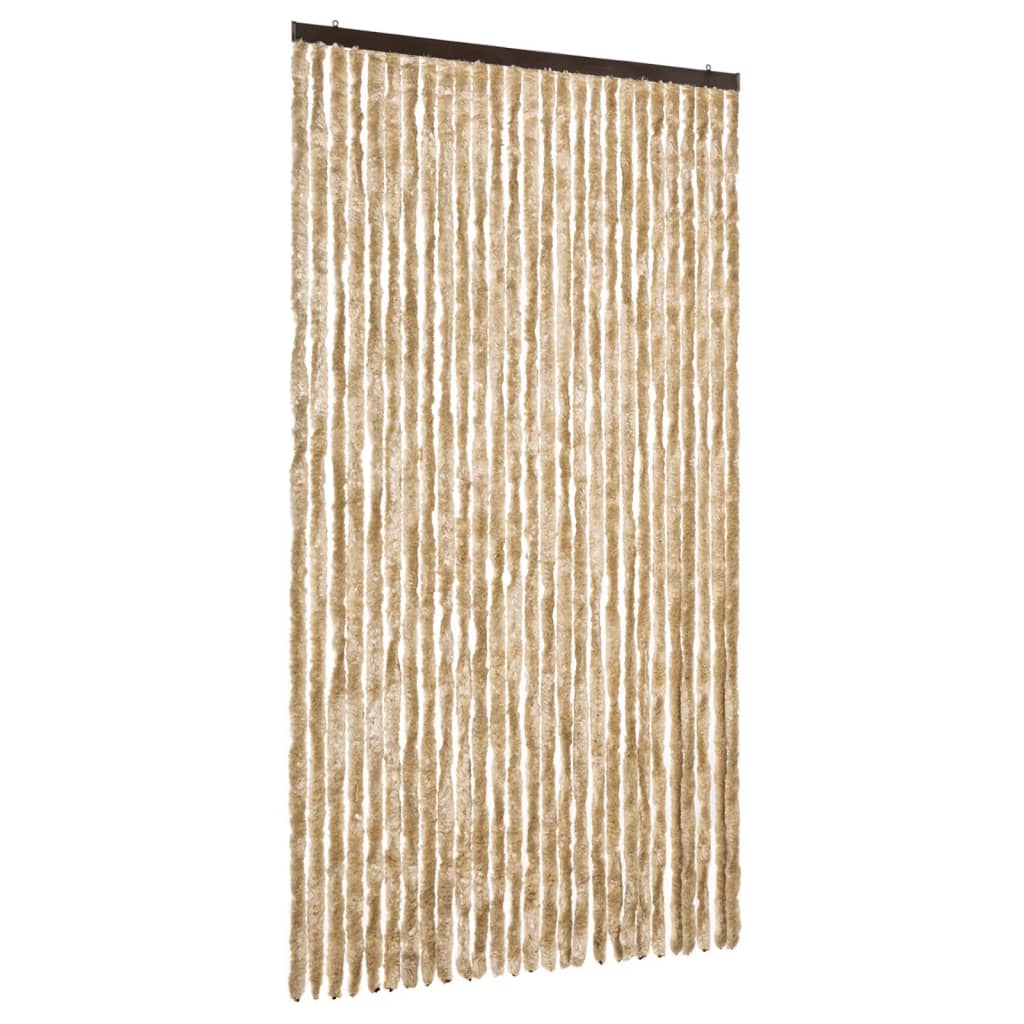 Vidaxl Fly Cundain 118x220 cm Chenille Beige