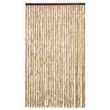 Vidaxl vliegengordijn 118x220 cm chenille beige