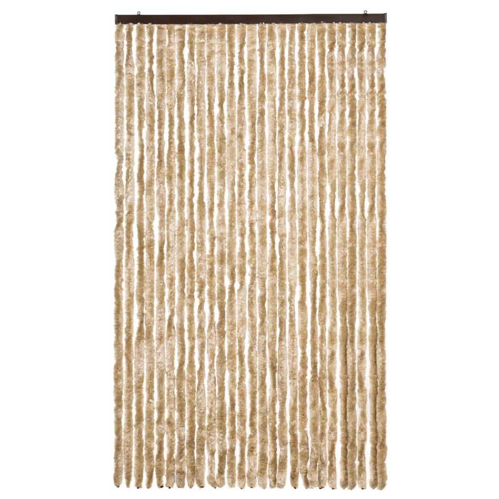 Vidaxl Fly Cundain 118x220 cm Chenille Beige