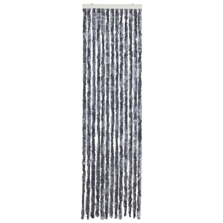 Vidaxl vliegengordijn 56x200 cm chenille zilverkleurig