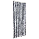 Vidaxl vliegengordijn 90x200 cm chenille zilverkleurig
