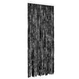 Vidaxl Fly Curtain 56x200 cm Chenille Anthracite