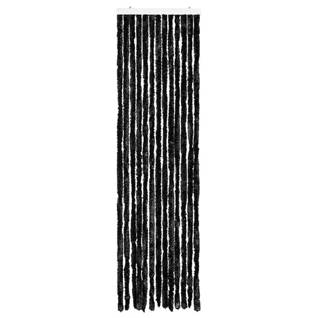 Vidaxl vliegengordijn 56x200 cm chenille antraciet