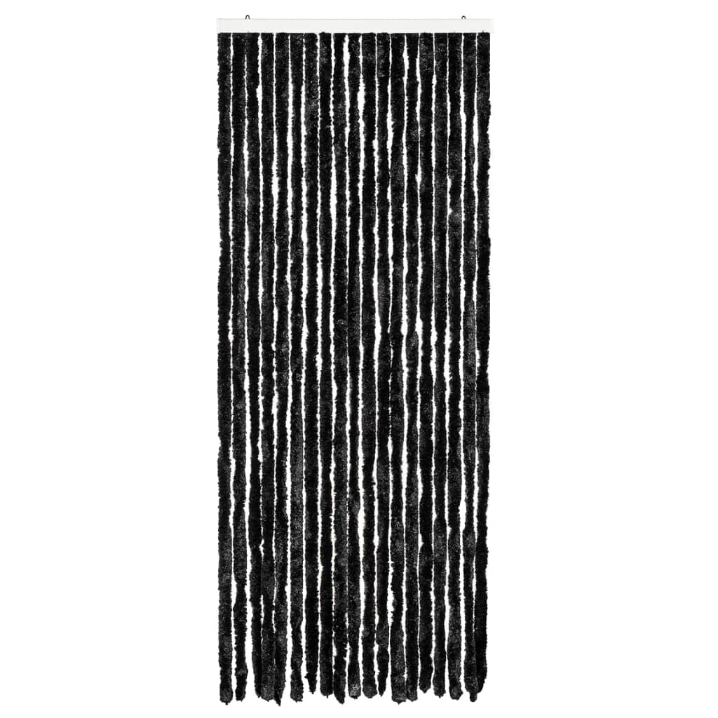 Vidaxl Fly Curtain 56x200 cm Chenille Anthracite