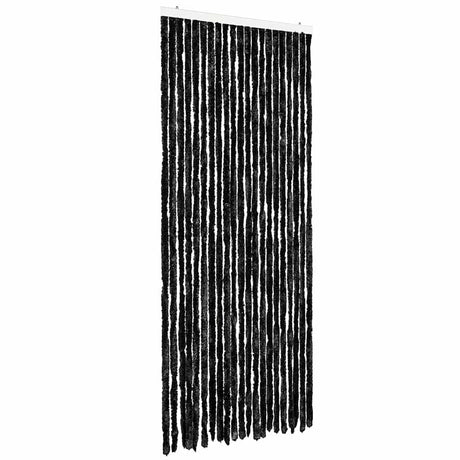 Vidaxl vliegengordijn 90x200 cm chenille antraciet