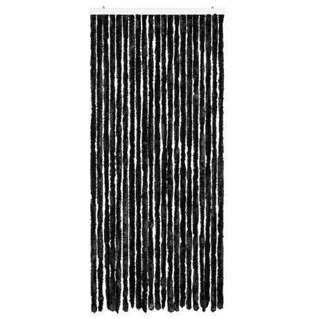 Vidaxl vliegengordijn 90x200 cm chenille antraciet