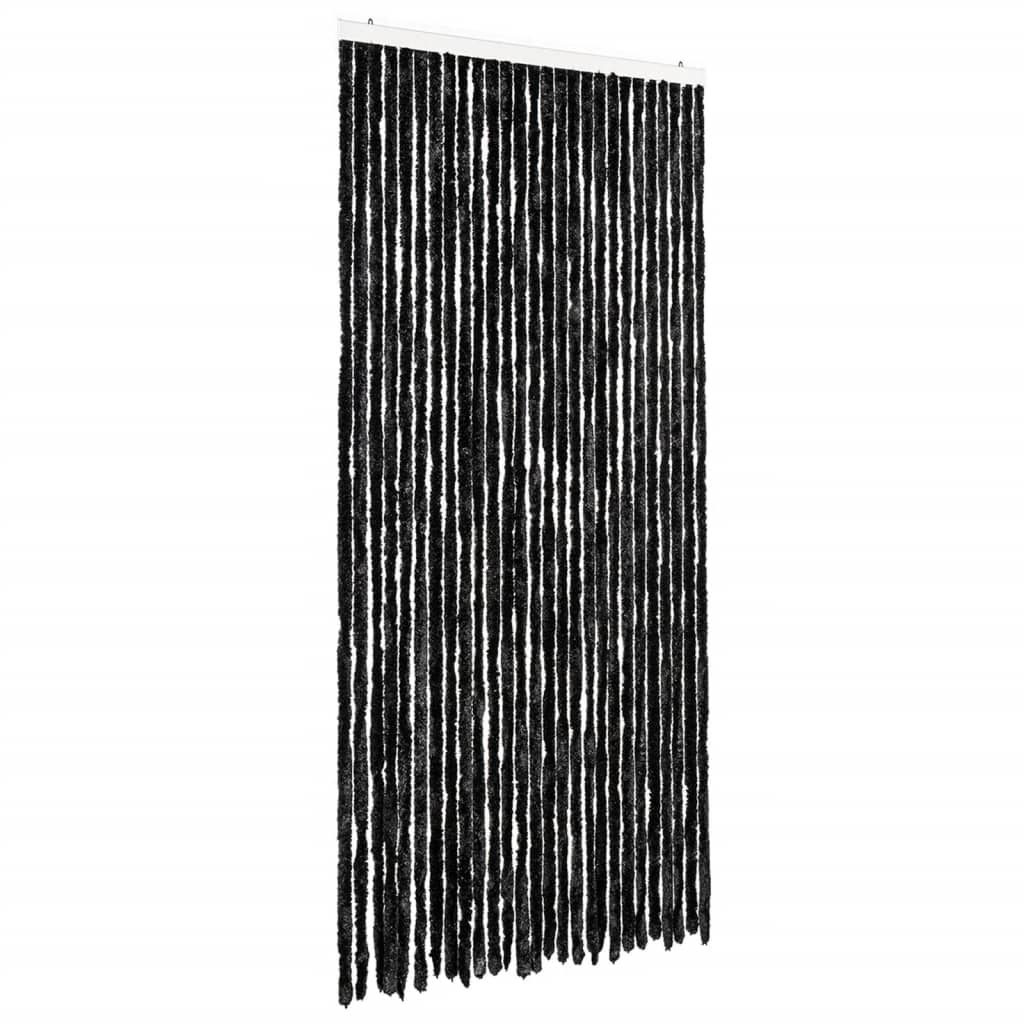 Vidaxl Fly Curtain 118x220 cm Chenille Anthracite