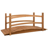 Vidaxl Garden Bridge 140x60x60 cm Solid Pinewood